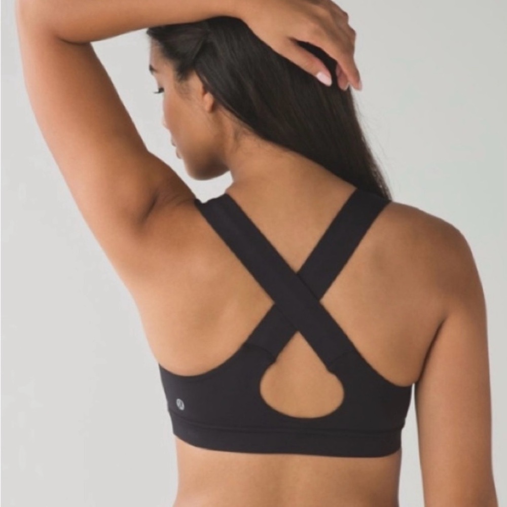 Lululemon Black Sports Bra Size 6